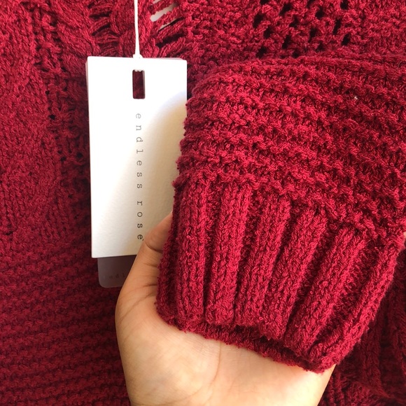 ENDLESS ROSE CHUNKY SWEATER KNIT - Picture 7 of 7